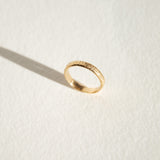 Alliance Striée 3mm - Or 18 carats