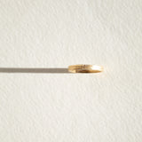 Alliance Nervure Feuille - Or 18 carats