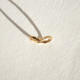 Alliance Vague texturée - Or 18 carats