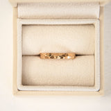 Alliance facettée - Or 18 carats