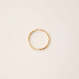 Anneau texturé - Or 18 carats