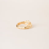 Bague texturée Saphir
