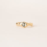Bague texturée Saphir