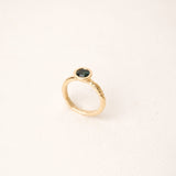 Bague texturée Tourmaline Verte