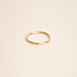 Hammered Wedding Ring 18 carat Gold 2mm Women