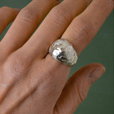 Bague Dôme texturée
