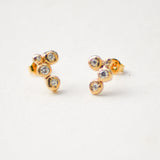 Boucles Atomes - Or 18 carats