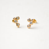 Boucles Atomes - Or 18 carats