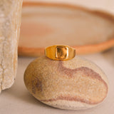 Pilar signet ring - To engrave