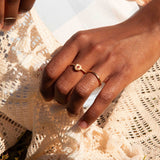 Bague Birthstone - or 18 carats