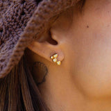 Boucles Atomes - Or 18 carats