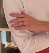 Pilar signet ring - To engrave