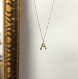 Alphabet Pendant Necklace