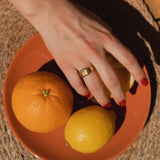 Pilar signet ring - To engrave