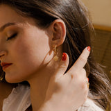 Dalia hoop earrings