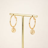 Dalia hoop earrings
