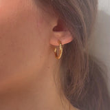 Lucia hoop earrings