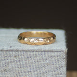 Alliance facettée - Or 18 carats