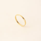 18 carat gold wedding ring 2mm Women