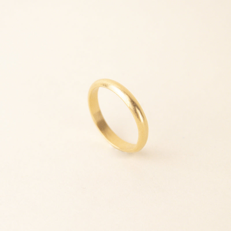 18 carat gold wedding ring 3mm Men