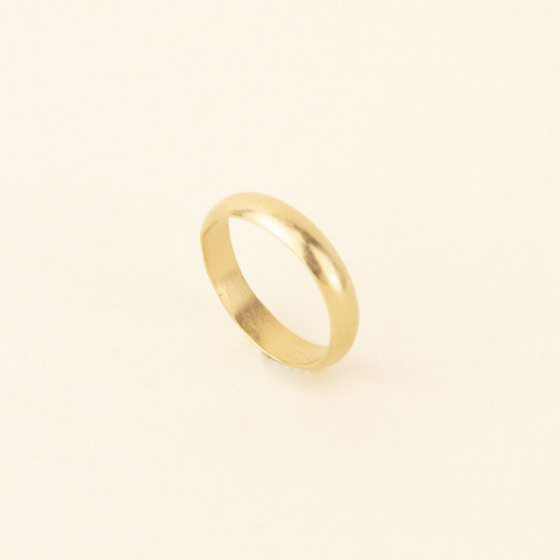 18 carat gold wedding ring 3mm Men