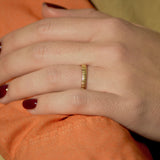 18 carat gold wedding ring 2mm Women