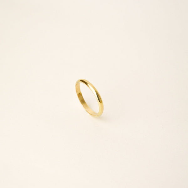 18 carat gold wedding ring 2mm Women
