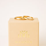 18 carat gold wedding ring 2mm Women