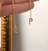 Alphabet Pendant Necklace