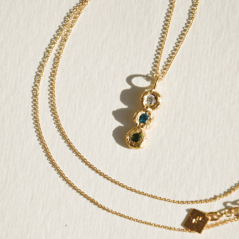 Collier Birthstone Trio